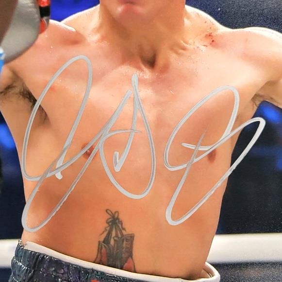 Joseph Diaz Jr. signed 11x14 photo boxing autograph (B) ~ Beckett BAS