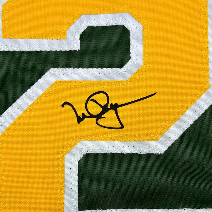 Facsimile Autographed Mark McGwire Oakland Green Reprint Jersey Size Men's XL