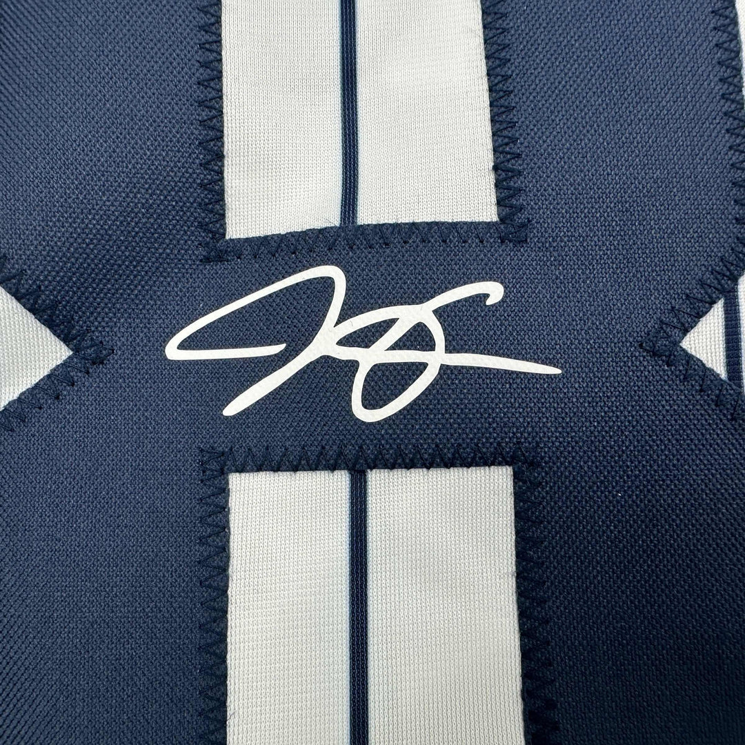 Facsimile Autographed Luis Gil New York Pinstripe Reprint Jersey Size Men's XL