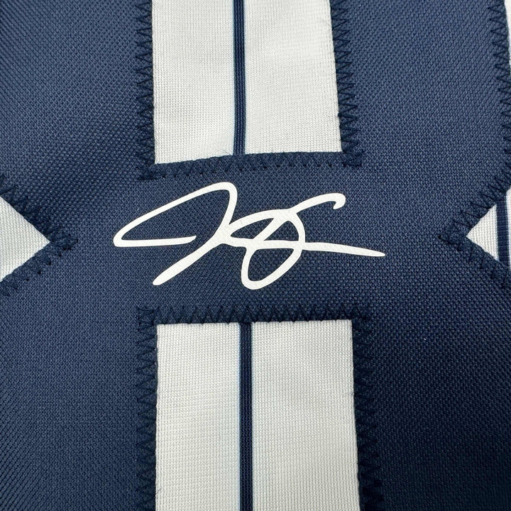 Facsimile Autographed Luis Gil New York Pinstripe Reprint Jersey Size Men's XL