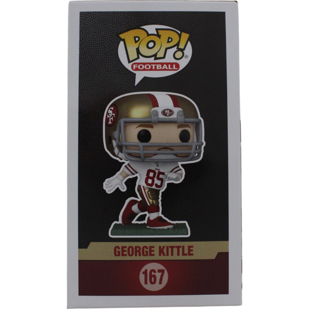 George Kittle Autographed San Francisco 49ers Funko Pop! #167 Beckett 42380