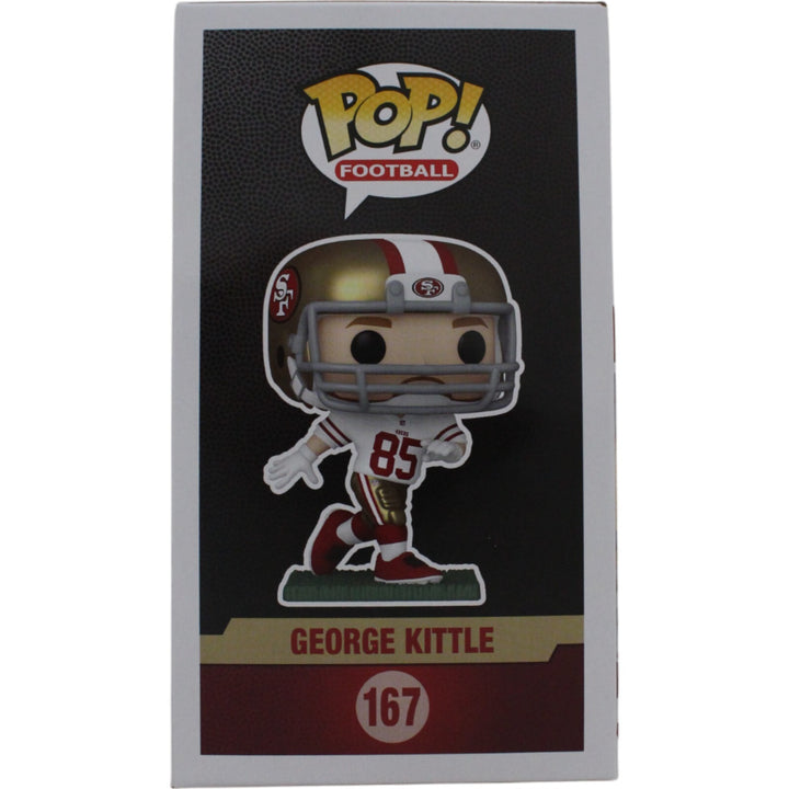 George Kittle Autographed San Francisco 49ers Funko Pop! #167 Beckett 42380