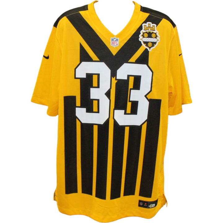 Jack Sawyer Autographed Pittsburgh Steelers Nike Gold XL Jersey Beckett 56957