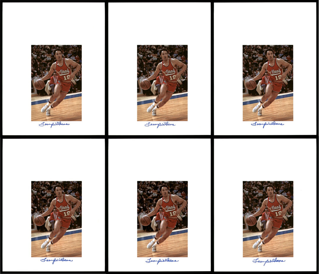 Lenny Wilkens Autographed Signed 8.5x11 Photo 12 Count Lot Portland Blazers