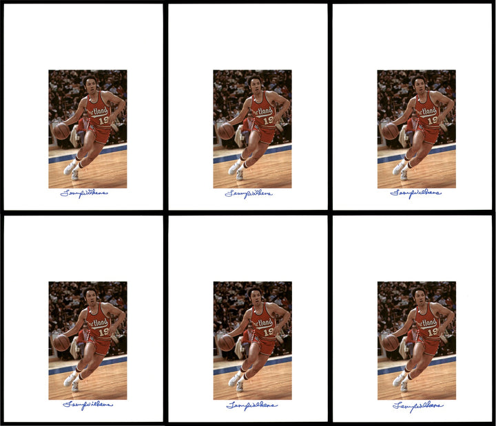 Lenny Wilkens Autographed Signed 8.5x11 Photo 12 Count Lot Portland Blazers