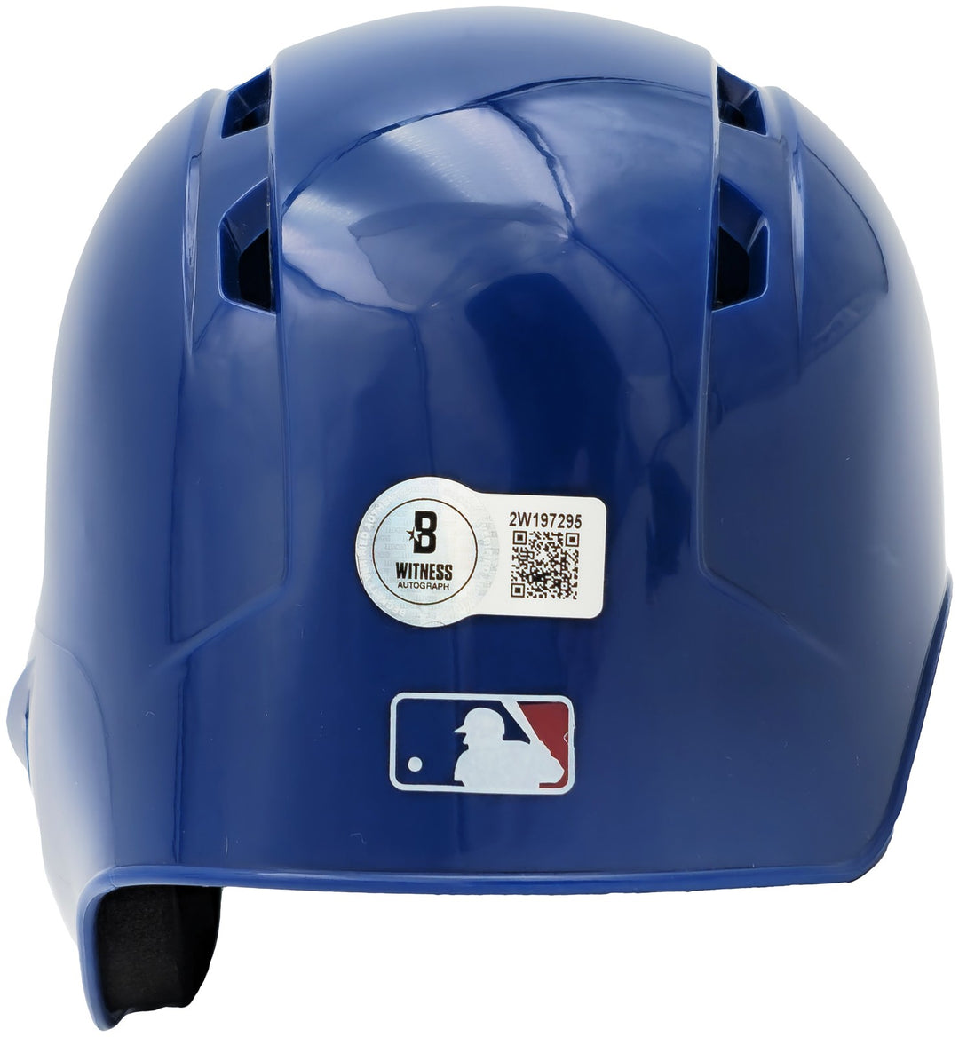 Sammy Sosa Signed Chicago Cubs Blue Mini Helmet Beckett Wit
