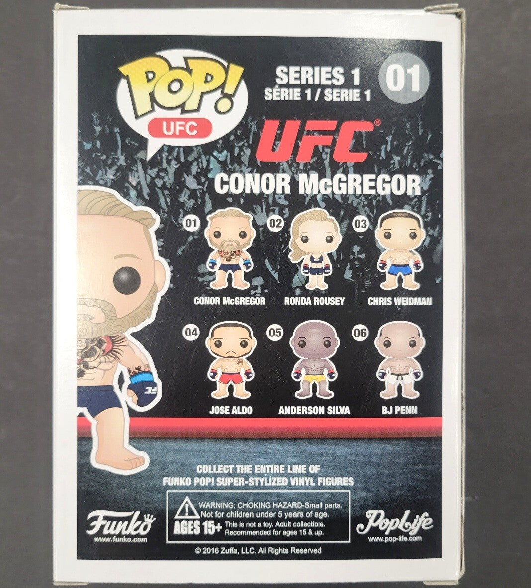 Conor McGregor autograph signed Funko Pop UFC MMA vinyl figure B Beckett BAS COA