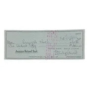 Stan Musial St. Louis Cardinals Signed  Bank Check #5477 BAS