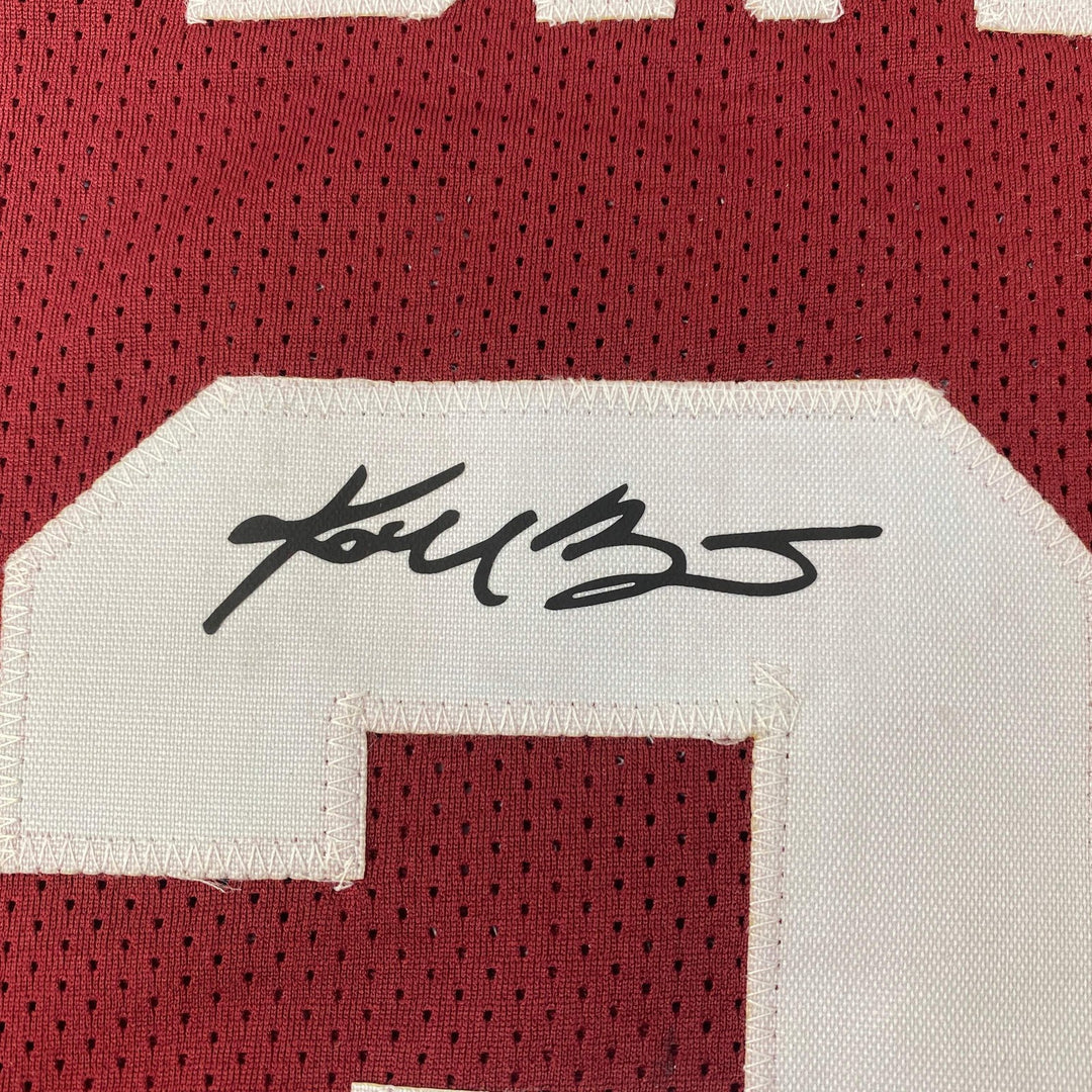 Facsimile Autographed Kobe Bryant Lower Merion Maroon Auto Jersey Size Men's XL