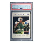 Oscar De La Hoya Signed 1992 Impel Olypicards #23 Rookie Card PSA/DNA