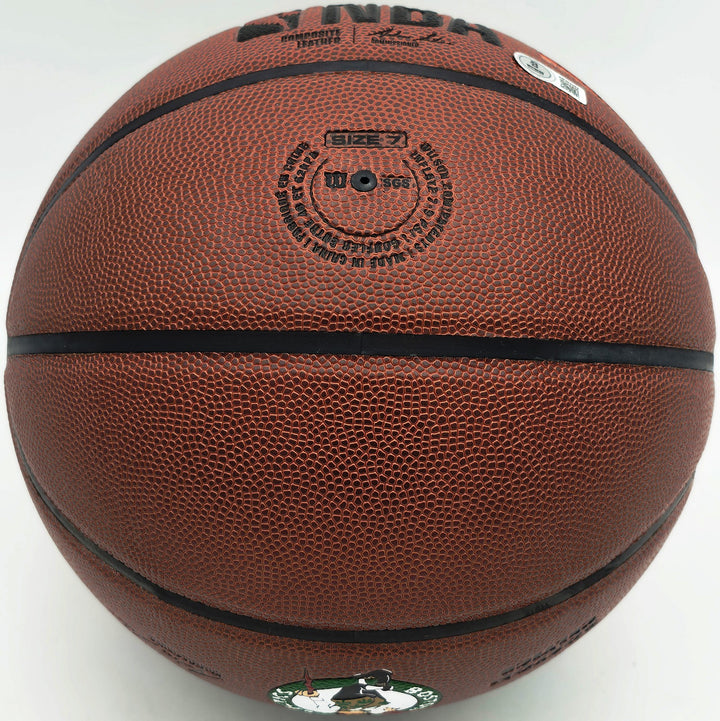 Jaylen Brown Signed Composite Leather Boston Celtics Logo Basketball Beckett Wit