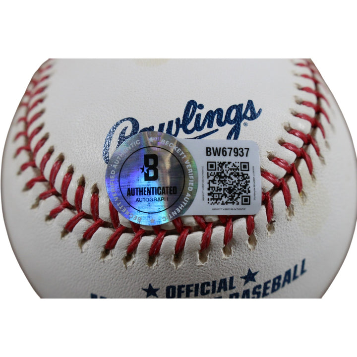 Bobby Jenks Autographed/Signed Chicago White Sox OML Baseball Beckett 56497
