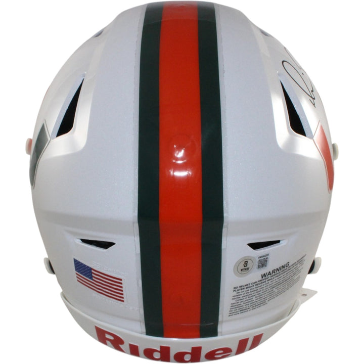 Michael Irvin Autographed Miami Hurricanes SpeedFlex Helmet Beckett 56371