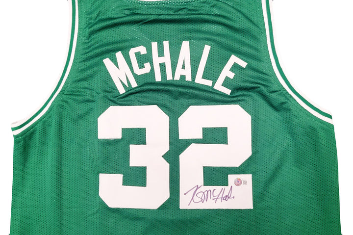 Boston Celtics Kevin McHale Autographed Signed Green Jersey Beckett Wit