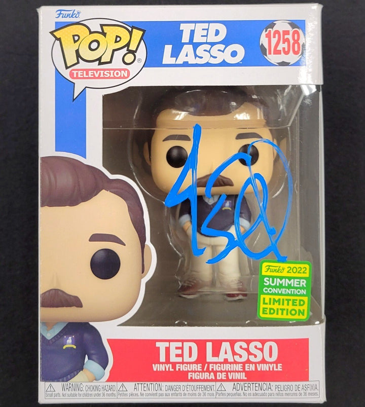 Jason Sudeikis signed Ted Lasso Funko Pop figure 1258 autograph ~ Beckett BAS