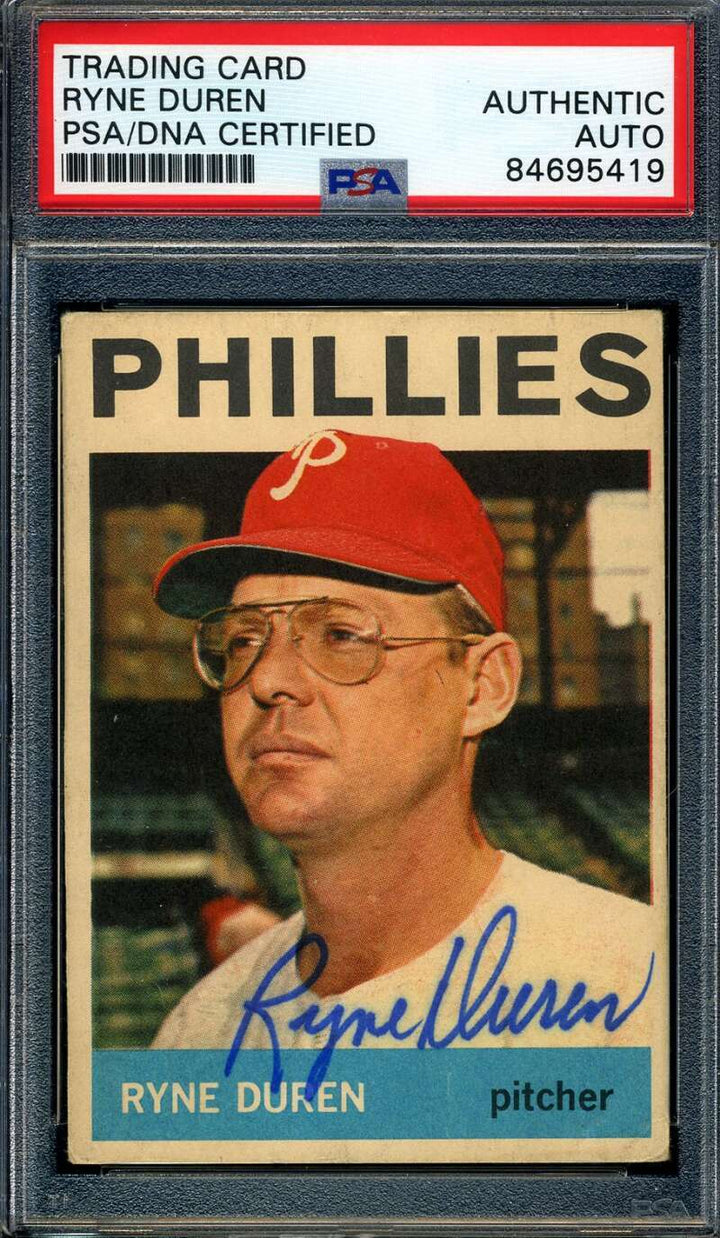 Ryne Duren PSA DNA Signed 1964 Topps Venezuelan Autograph