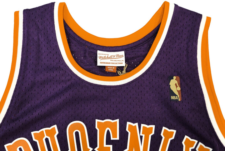 Suns Steve Nash Auto Purple Auth Mitchell Ness 2005-06 HWC Swingman Jersey L BAS