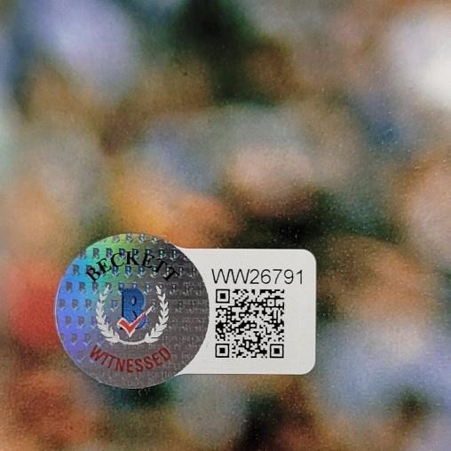 Wally Joyner signed 8x10 Photo California Angels ~ Beckett BAS Witness Holo