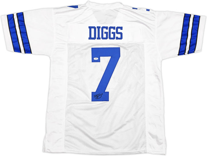 Dallas Cowboys Trevon Diggs Autographed Signed White Jersey PSA/DNA