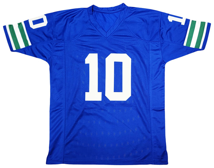Seattle Seahawks Jim Zorn Autographed Signed Blue Jersey MCS Holo