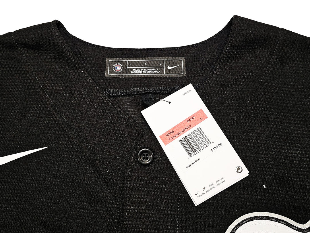 Chicago White Sox Ken Griffey Jr. Signed Black Nike Jersey Size L Beckett Wit