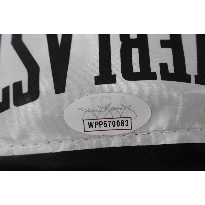 Pernell Sweat Pea Whitaker Autographed Black Everlast R Boxing Glove JSA 53563