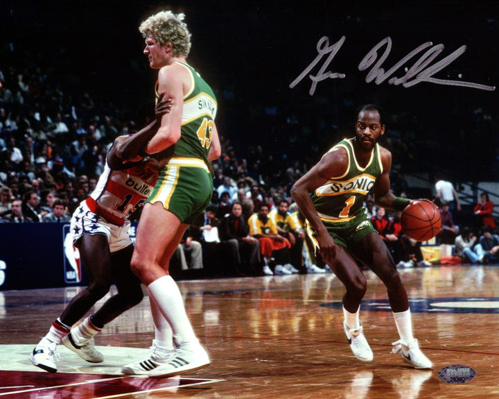 Gus Williams Signed Framed 8x10 Photo Seattle Supersonics MCS Holo