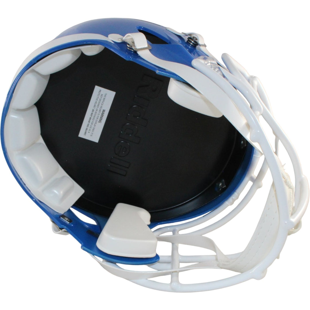 Champ Bailey Autographed Denver Broncos F/S TB 75-96 Helmet Beckett WIT 56356