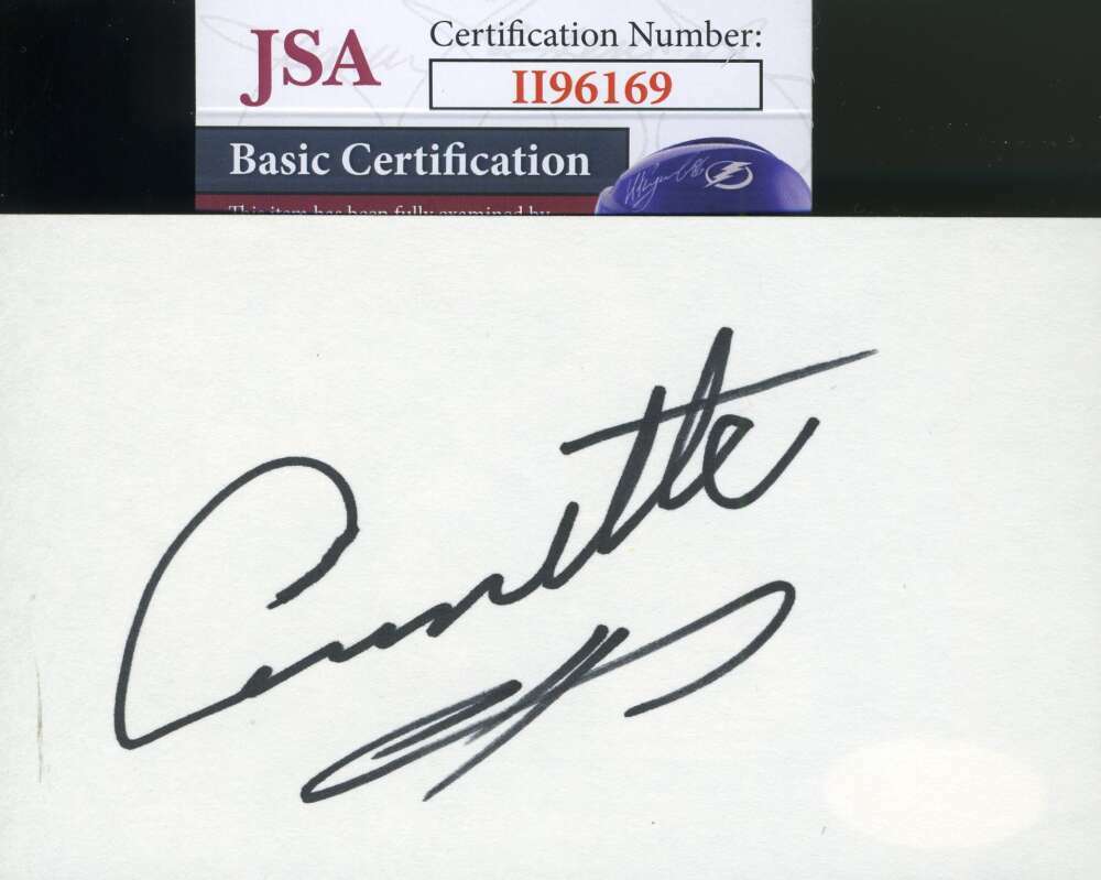 Annette Funicello JSA Coa Signed 3x5 Index Card Autograph