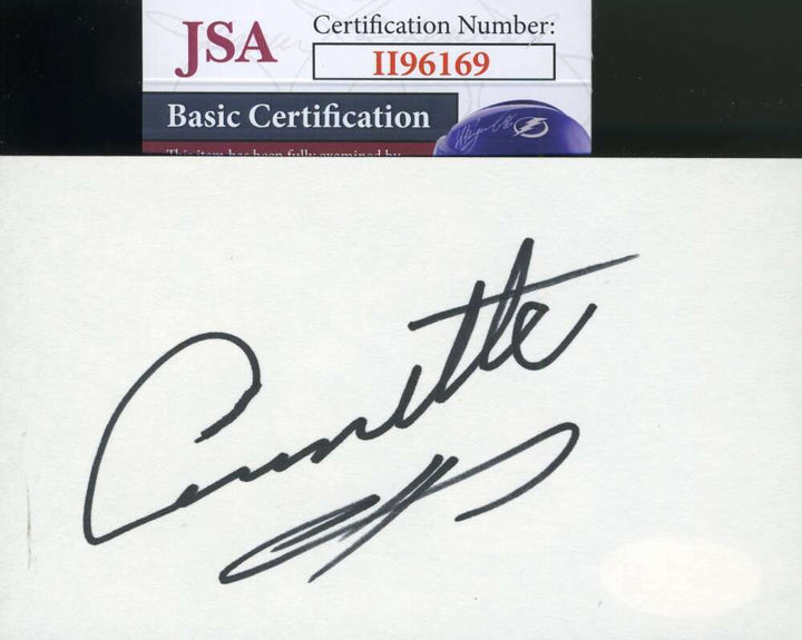Annette Funicello JSA Coa Signed 3x5 Index Card Autograph