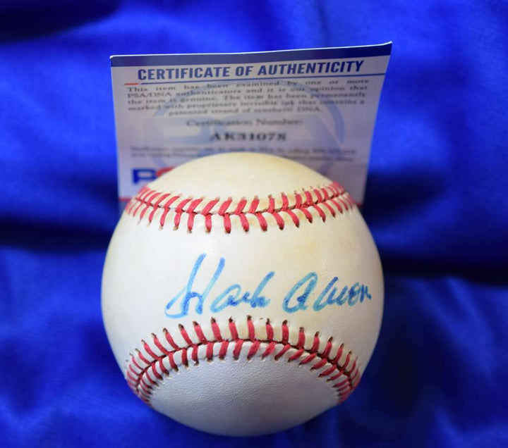 Hank Aaron PSA DNA Cert Autograph MacPhail American League Signed Baseball