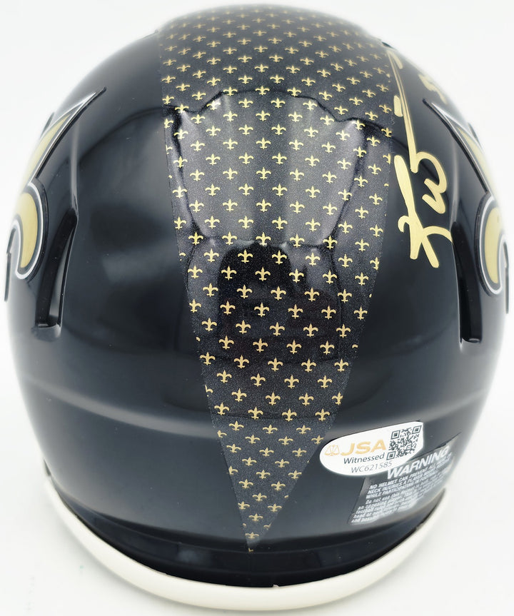 Ricky Williams Signed New Orleans Saints 2022 Alternate Speed Mini Helmet JSA