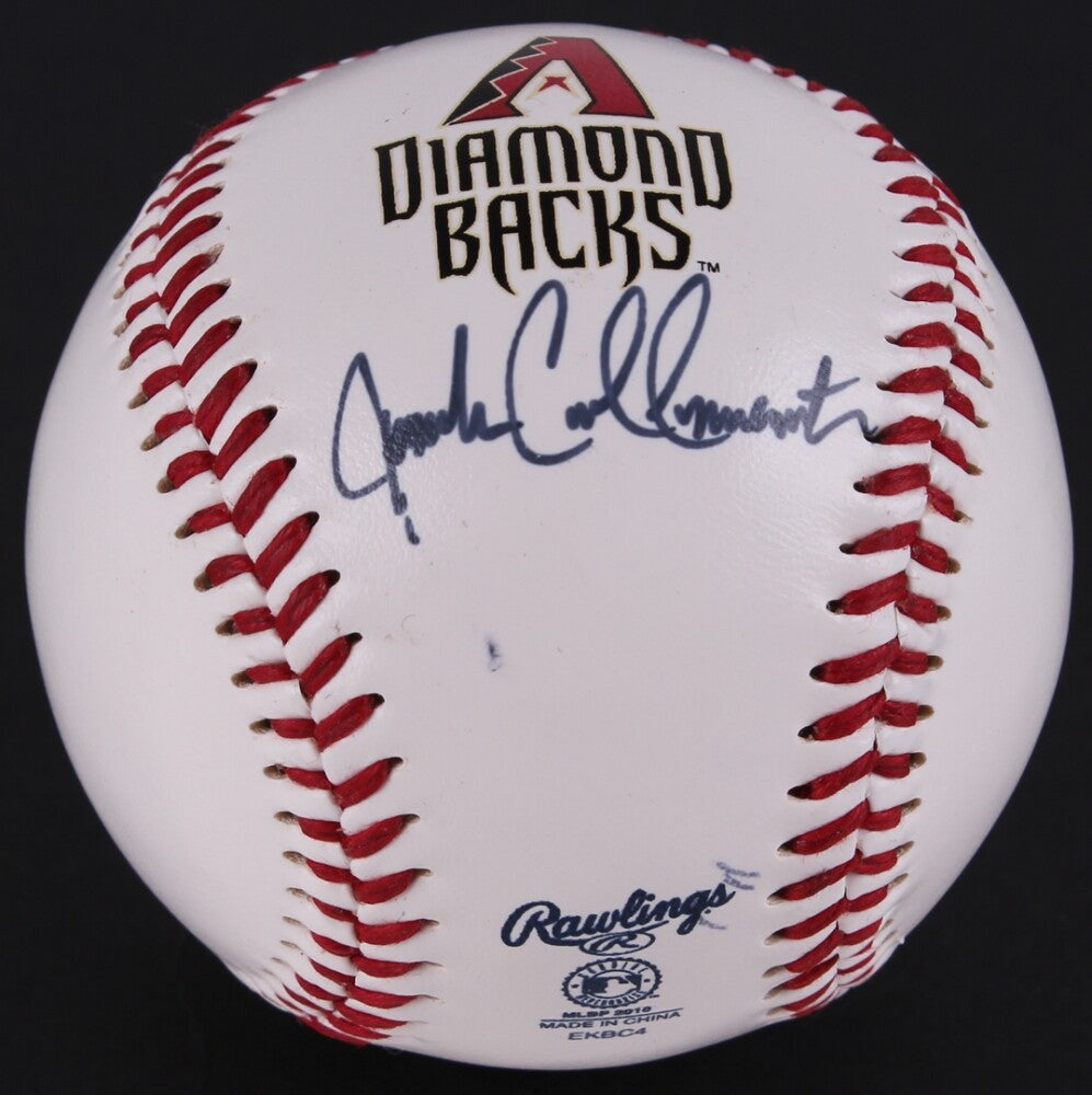 JOSH COLLMENTER SIGNED ARIZONA DIAMONDBACKS LOGO RAWLINGS BASEBALL JSA AUTO COA