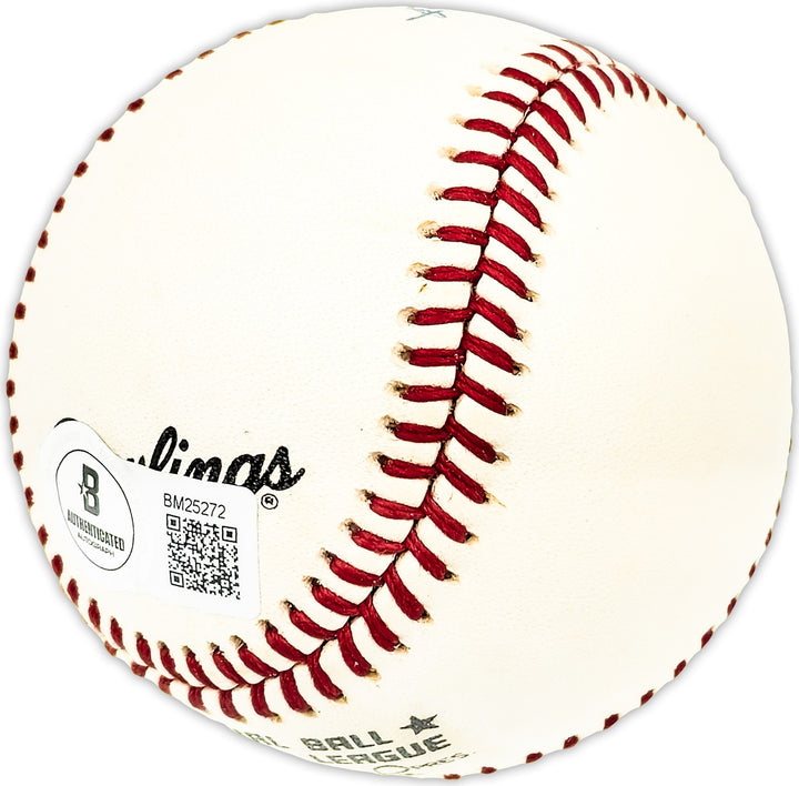 Ramon Monzant Autographed NL Baseball San Francisco Giants Beckett QR #BM25272