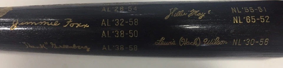 50 Home Run HR Seasons LS Gold Auto HOF Bat LE/1000 mickey mantle Hall Of Fame