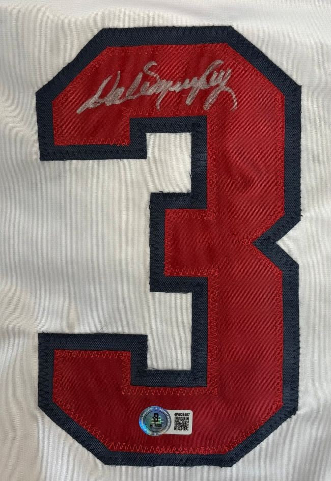 Dale Murphy Atlanta Signed White Baseball Jersey BAS
