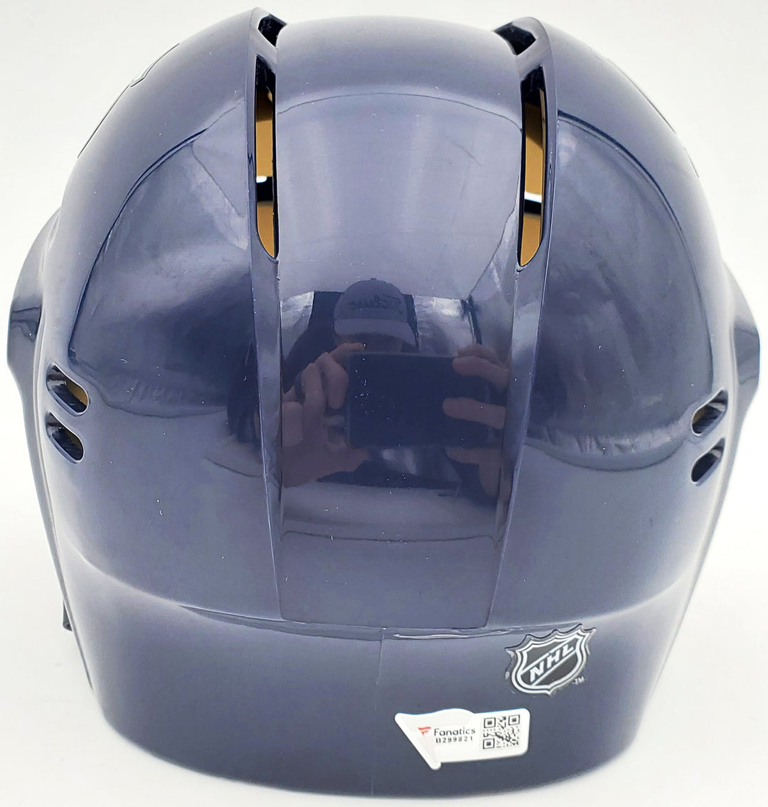 Adam Larsson Autographed Signed Seattle Kraken Blue Mini Helmet Fanatics Holo