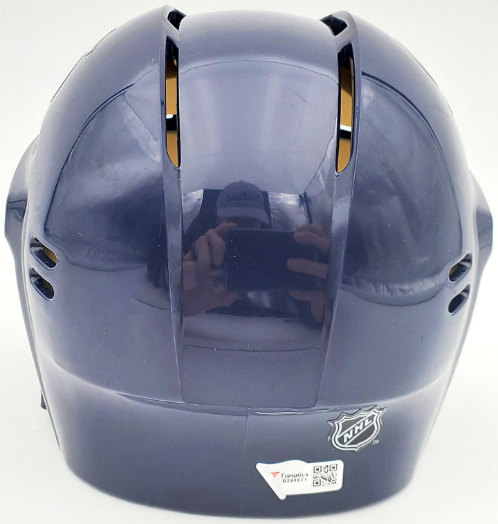 Adam Larsson Autographed Signed Seattle Kraken Blue Mini Helmet Fanatics Holo
