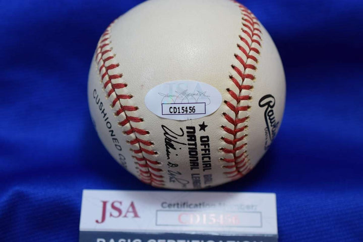 Kareem Abdul-Jabbar JSA COA Autograph ONL National League Signed Baseball