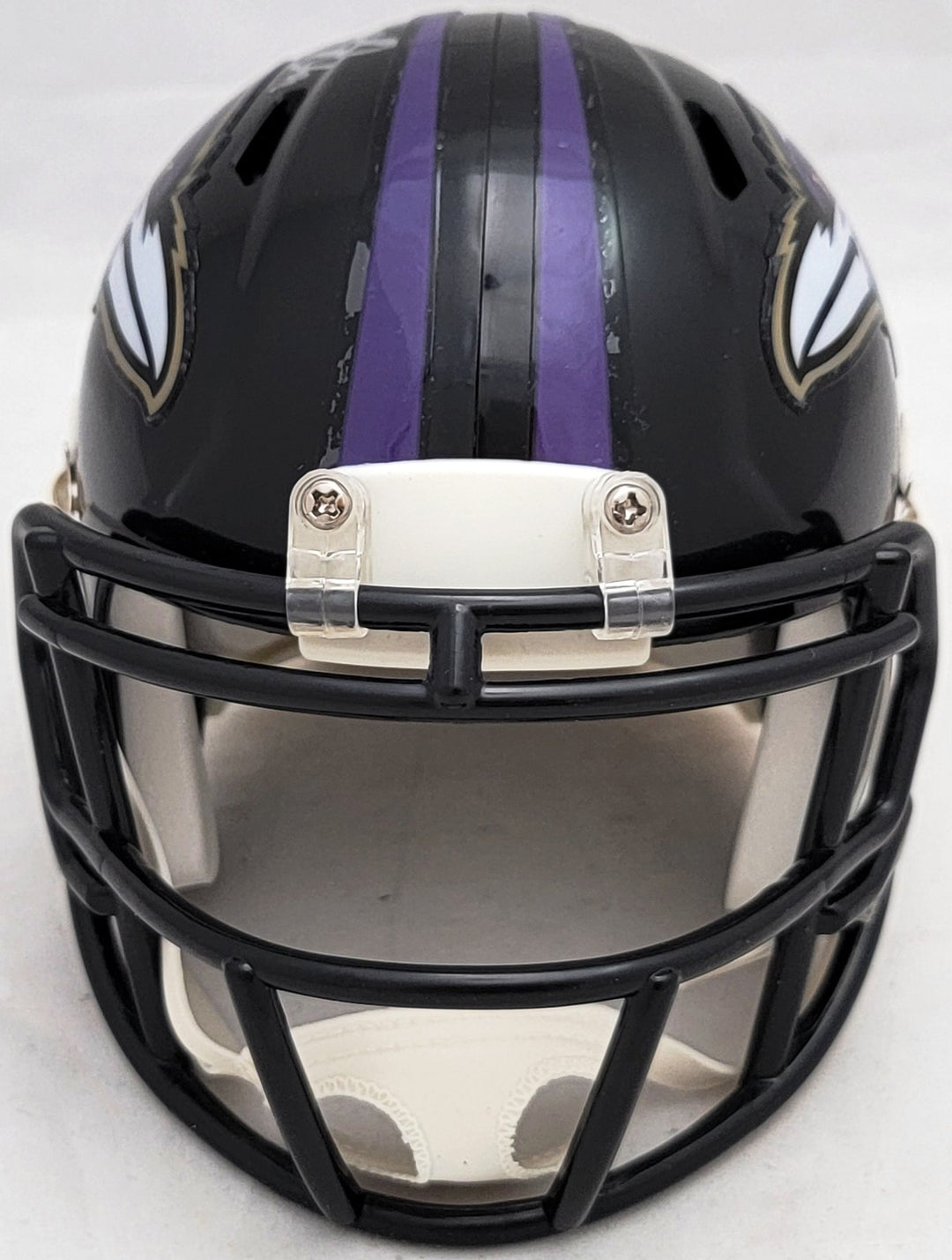 David Ojabo Autographed Signed Baltimore Ravens Black Speed Mini Helmet Beckett