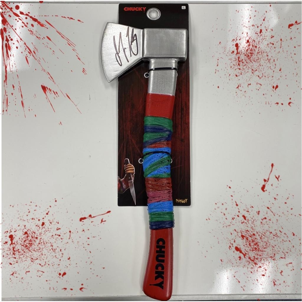 Jennifer Tilly signed 20" Spirit Chucky Axe Child's Play Prop autograph ~ JSA