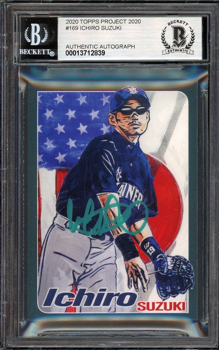 Ichiro Suzuki Auto Topps Project 2020 Blake Jamieson Card 169 Sig 10 #/10 BAS
