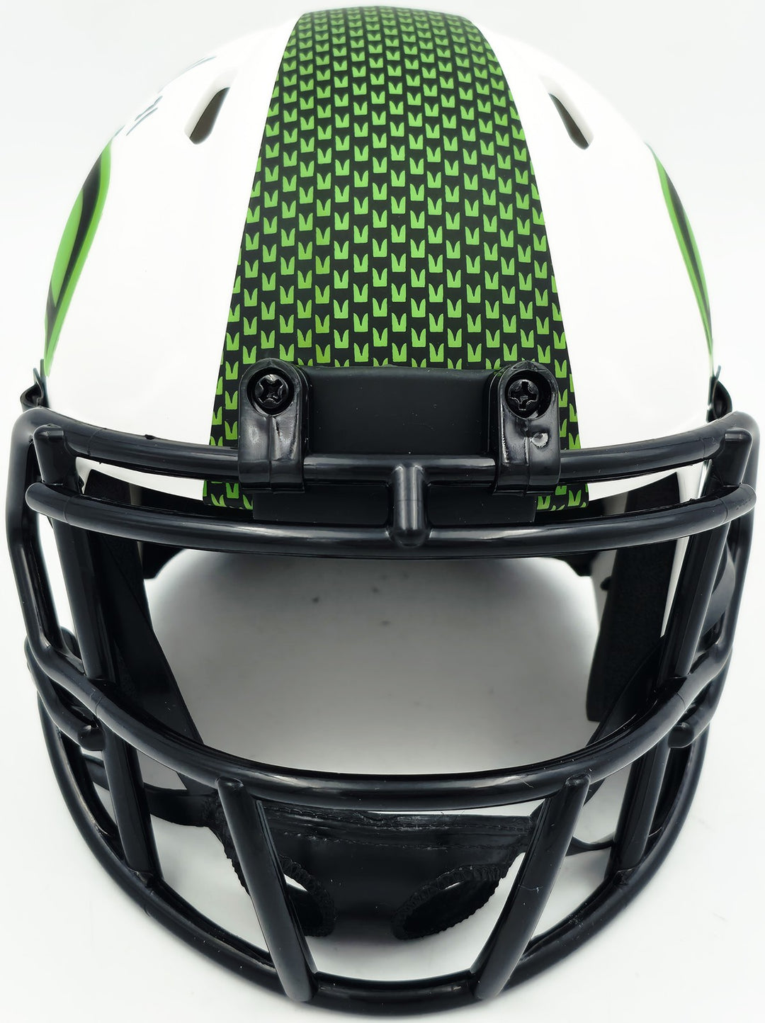 Kam Chancellor Auto Seahawks Lunar Eclipse White Speed Mini Helmet Beckett Wit