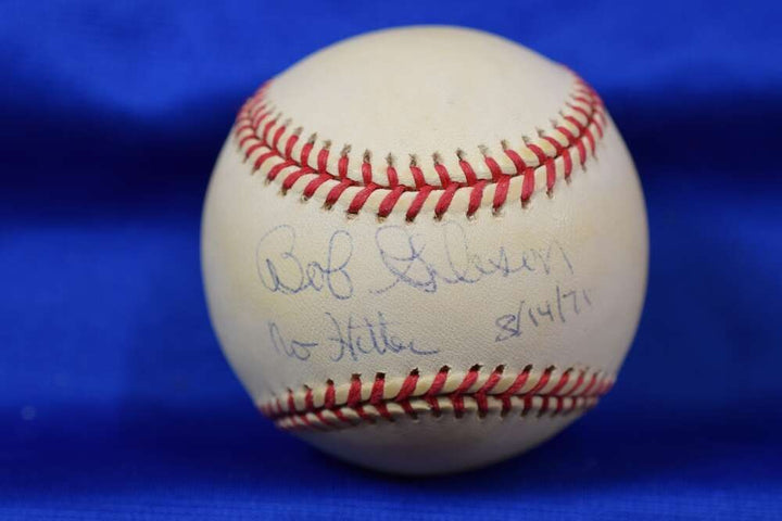 Bob Gibson Steiner Autograph National League Signed Baseball No Hitter 8-14-71