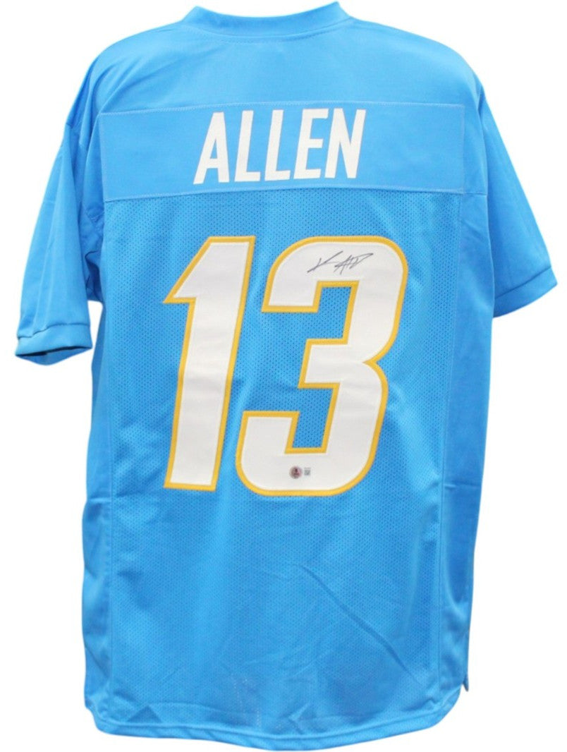Keenan Allen Autographed/Signed Pro Style Sz XL Beckett Witness 55359