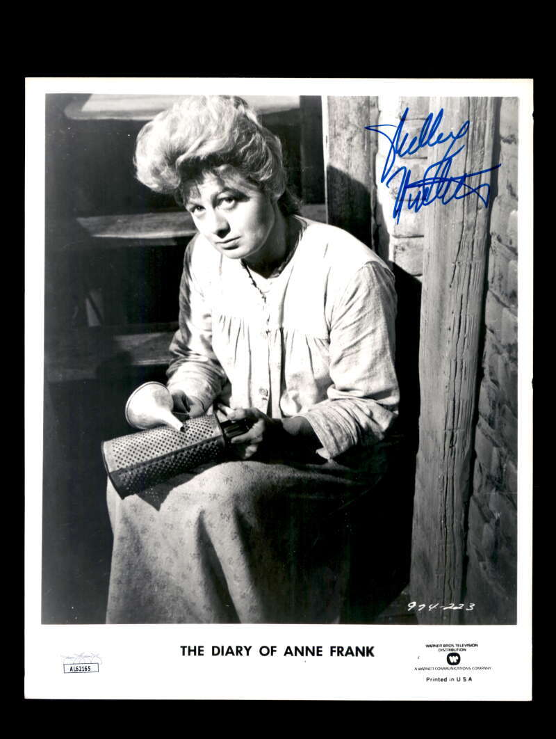 Shelley Winters JSA Cert Signed 8x10 Photo Anne Frank Autograph