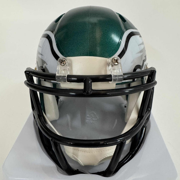 Autographed/Signed Jason Kelce Philadelphia Eagles Mini Helmet PSA COA