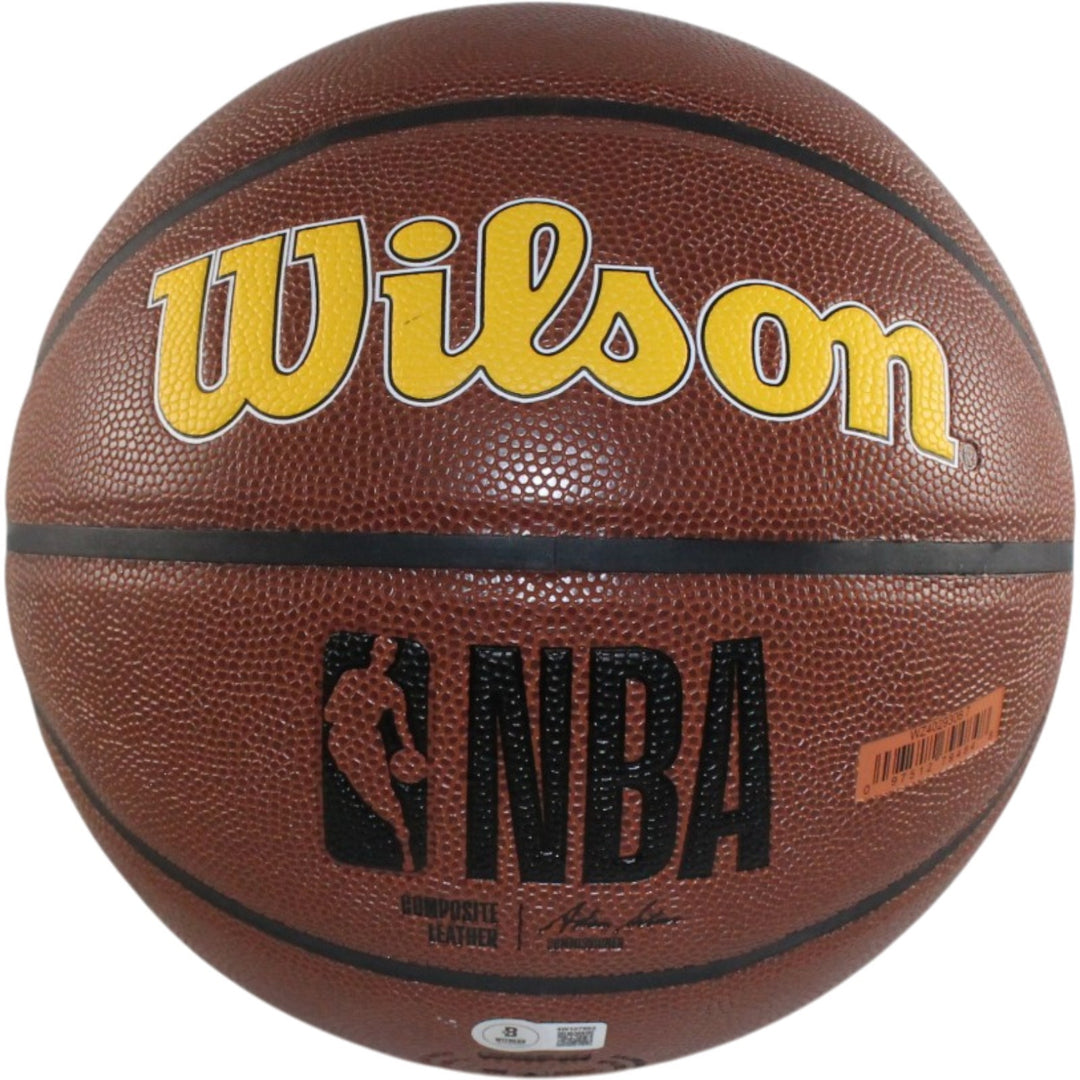 Aaron Gordon Autographed/Signed Denver Nuggets Logo Basketball Beckett 55464
