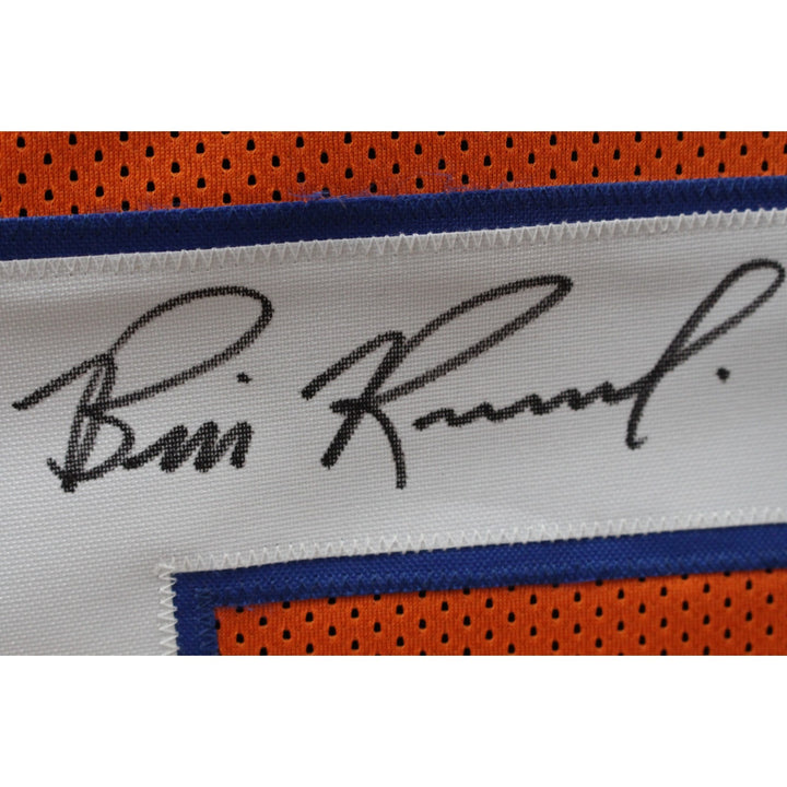 Bill Romanowski Autographed Pro Style TB Orange XL Jersey Beckett Witness 50828