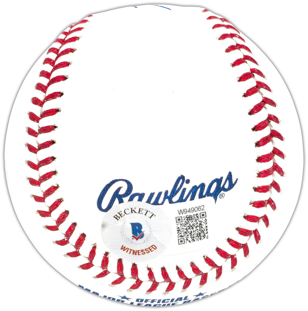 Marcus Semien Signed Official MLB Baseball Texas Rangers Beckett BAS Witness